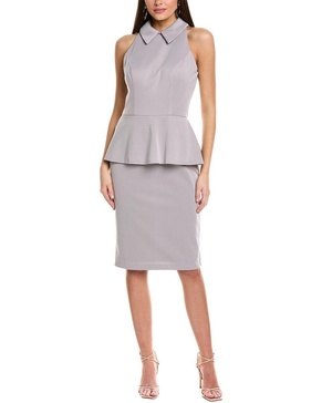 Rene Ruiz Peplum Cocktail Dress