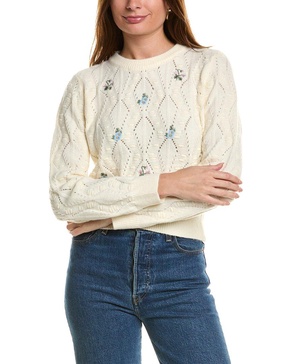 flores cashmere-blend sweater