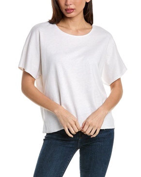 semi relaxed linen pullover