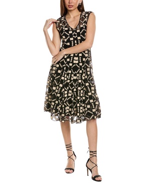 mazzy panelled tank dress