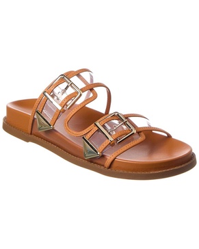 Schutz Naomi Vinyl Leather Sandal