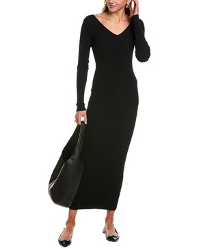 keaton wool-blend maxi dress