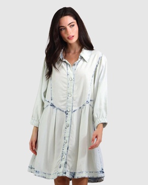 supercut denim dress