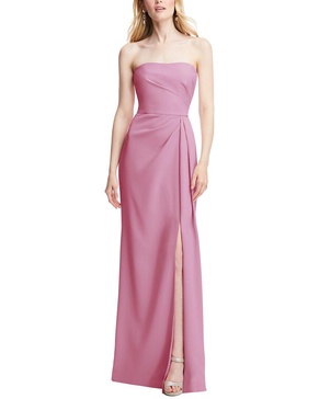 faux wrap gown