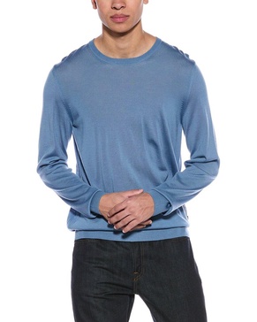 boss hugo boss leno wool crewneck sweater