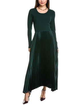 the mave mixed media sweaterdress