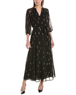 v-neck maxi dress