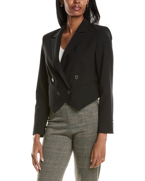 wool-blend blazer