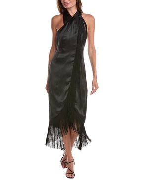 BCBGMAXAZRIA Fringe Cocktail Dress