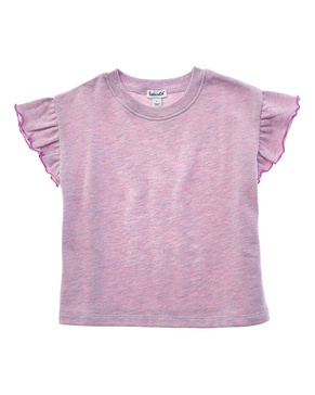 cotton candy ruffle t-shirt