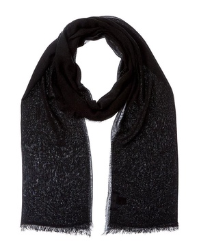 cashmere-blend crinkle scarf