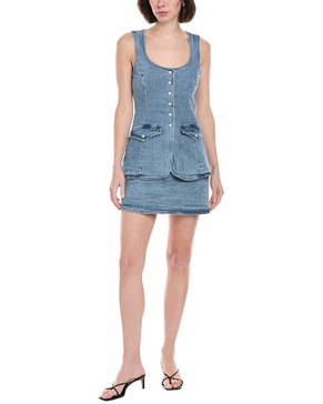kya denim skort romper