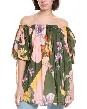 Agua Bendita Liberty Vitreo Mini Dress