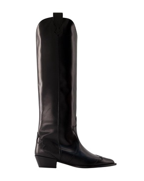 aruna boots -  - leather - black