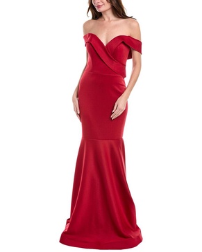off-the-shoulder mermaid gown