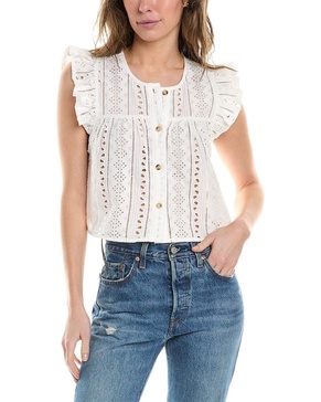 Blank NYC Eyelet Top