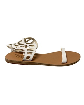ikaria lace vachetta in white leather