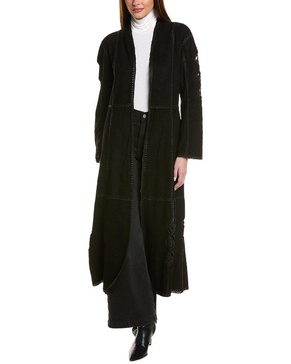 carbon suede coat