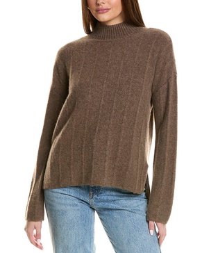 sloppy turtleneck cashmere sweater