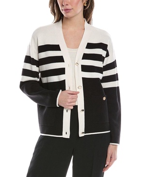 striped cardigan