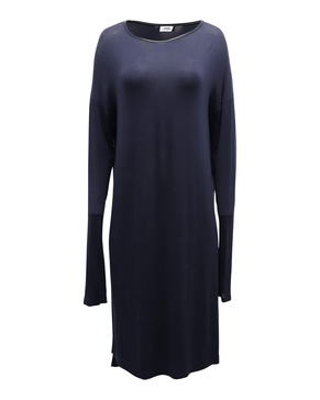 shift dress in navy blue cotton