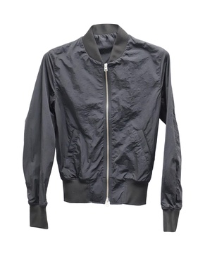 paris bomber jacket in black polyde