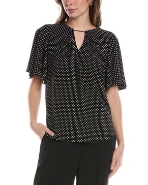 Anne Klein Flutter Sleeve Top