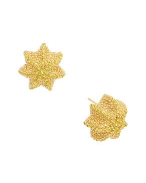 Oscar de la Renta 14K Cactus Studs