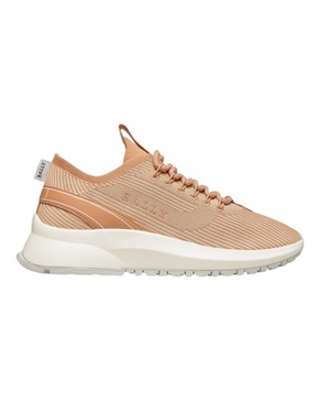 dean 6303443 women's white/peachy fabric & leather sneaker