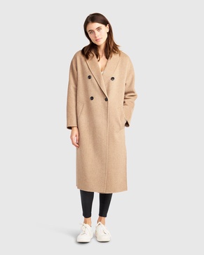 guestlist oversized double breasted coat