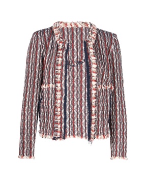 inland tweed jacket in multicolor cotton