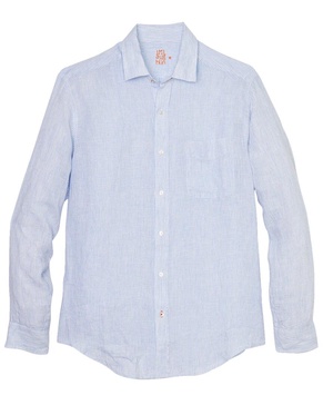 fineline gramercy linen woven shirt
