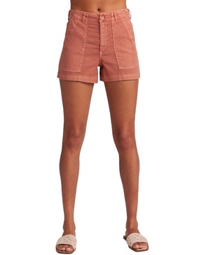 Bella Dahl Sol Utility Tab Linen-Blend Short