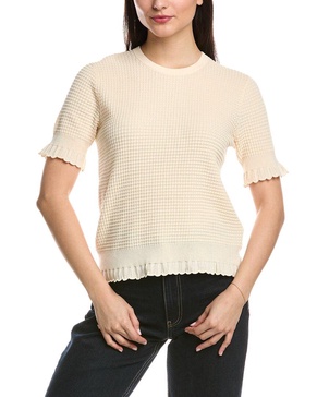 lace trim pullover