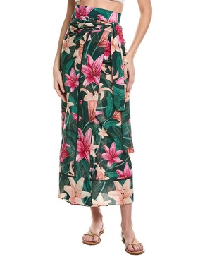rocio silk-blend pareo