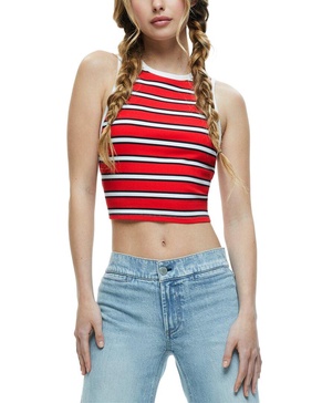 andre fitted cropped tank