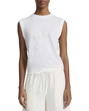 muscle linen t-shirt