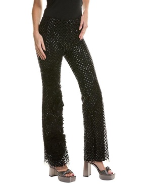 silk-blend trouser