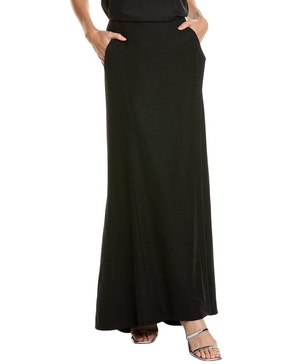 wool-blend maxi skirt