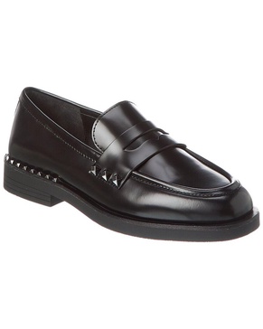 whisper studs leather loafer