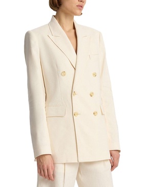 declan linen-blend jacket