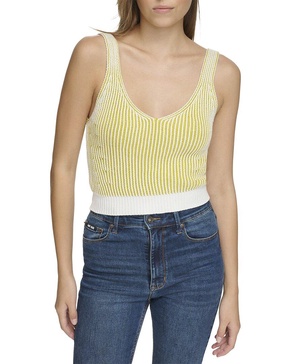 rib crop sweater