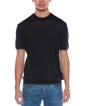 boss hugo boss tramonte linen-blend t-shirt