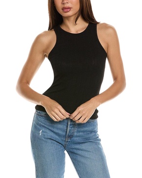 French Connection Tallie Textured Racer Tank