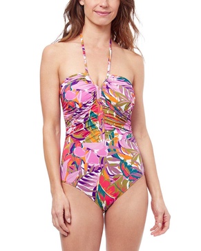 tropikaia bandeau halter one-piece