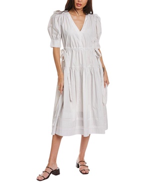 tiered maxi dress