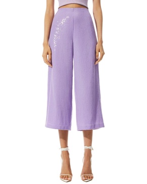 elba sequin high-waist ankle pant