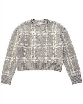 combo sweater in grey heather