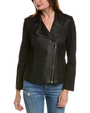 asymmetric moto jacket