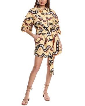 sand time snake mini dress